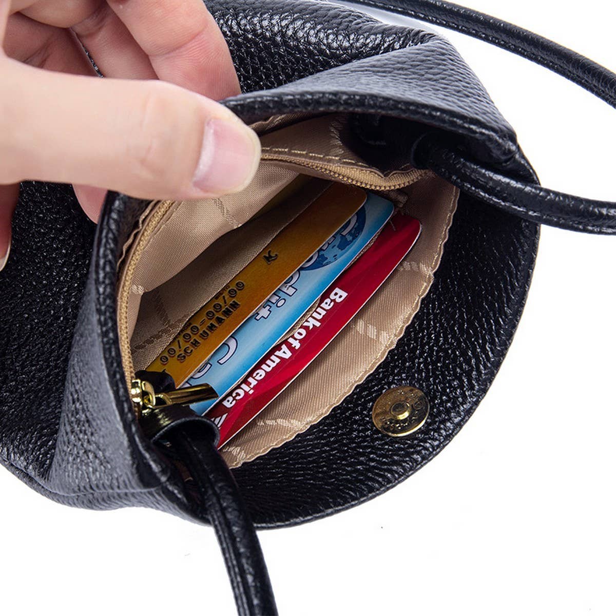 Soft Leather Mini Handbag