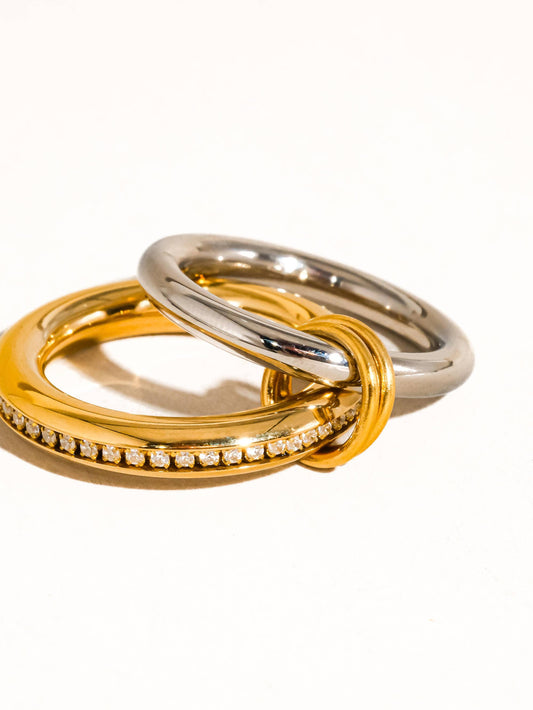 Bayard  Multi Stack CZ Band Ring