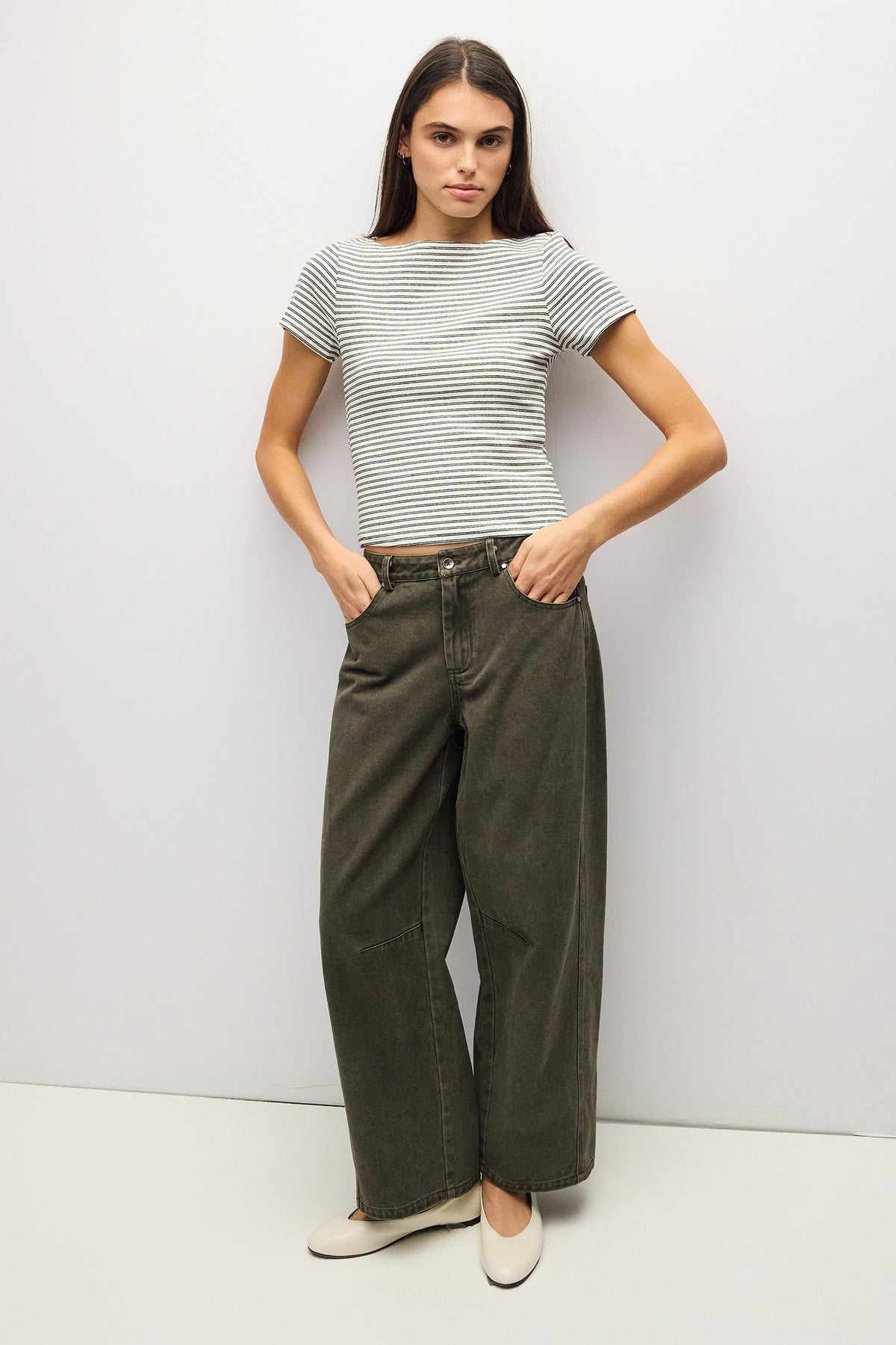 The Heidi Top | Black-White