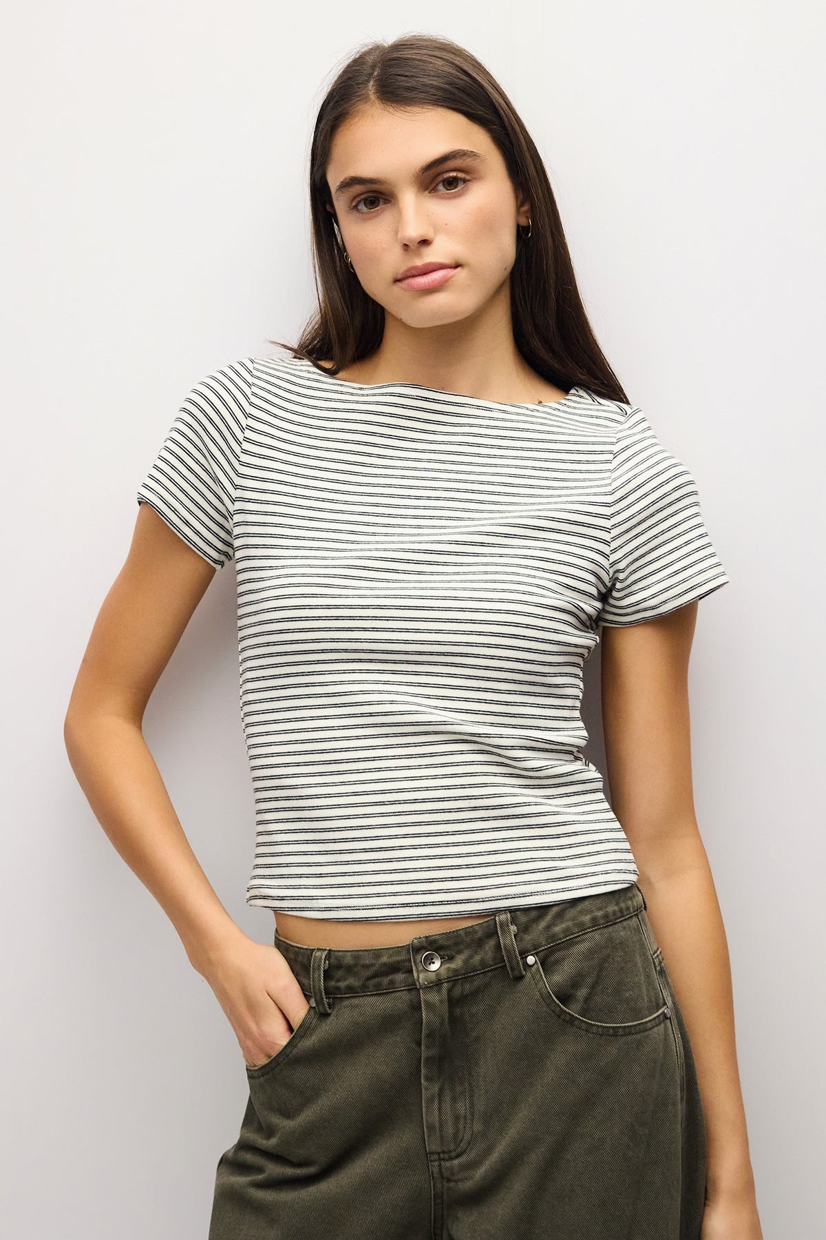 The Heidi Top | Black-White