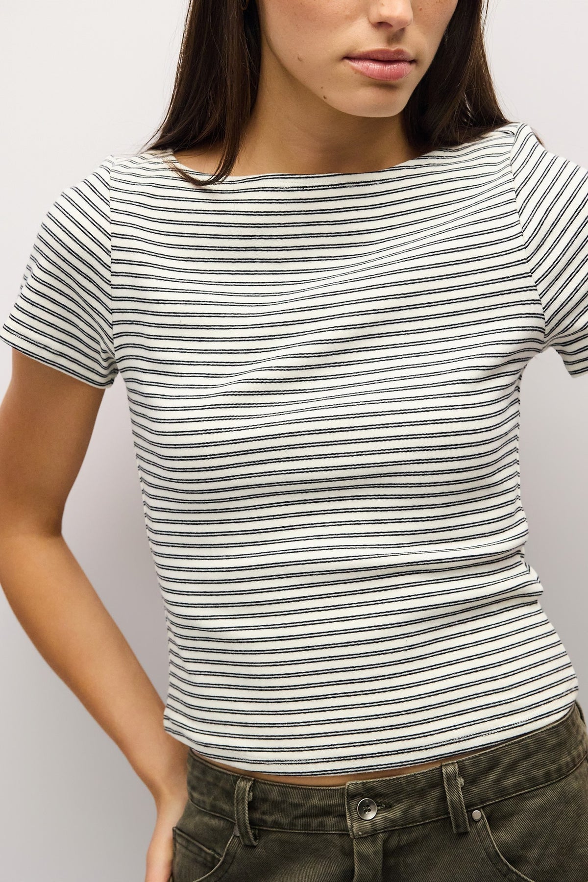 The Heidi Top | Black-White