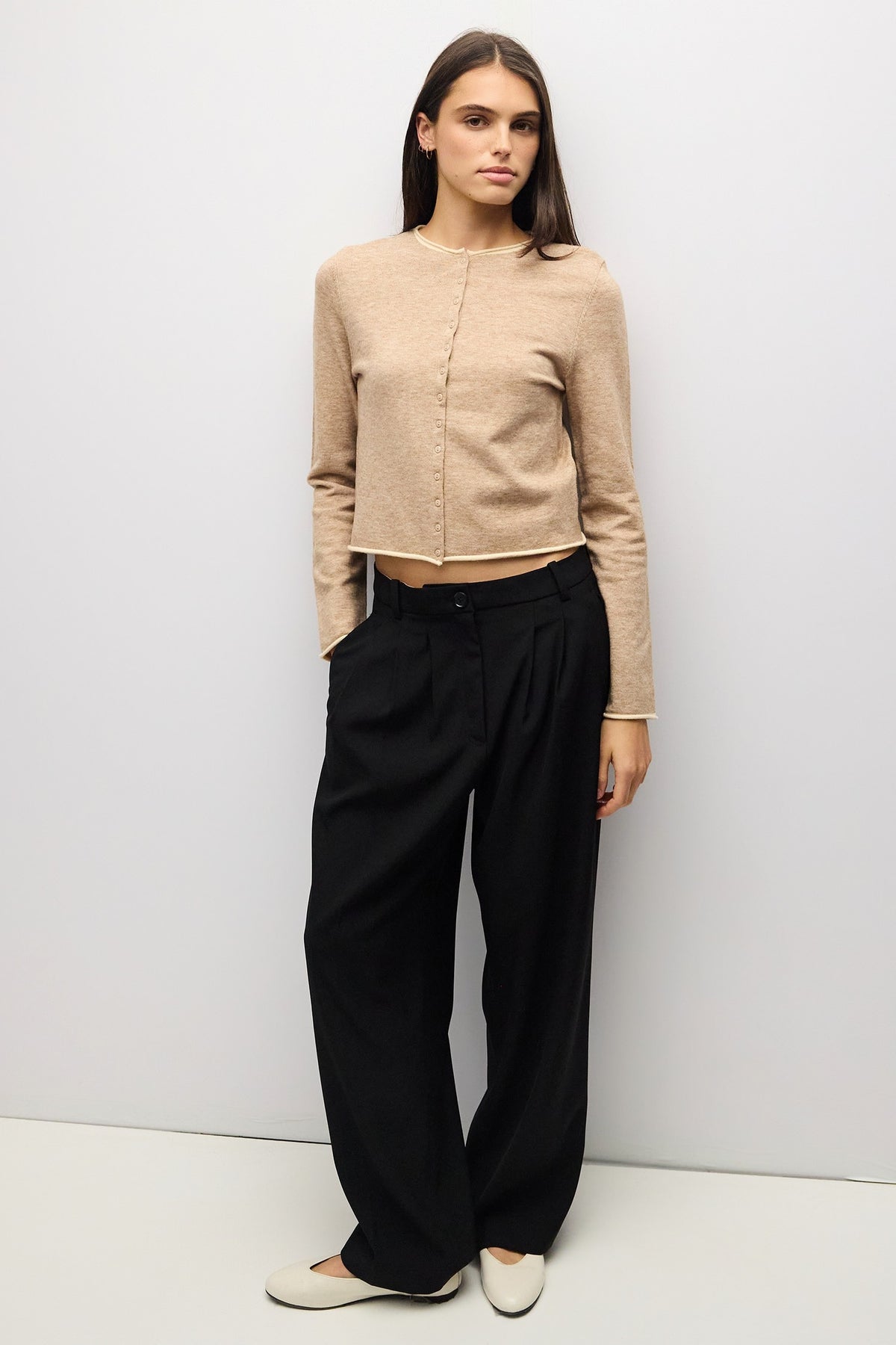 The Jolie Cardigan | Beige