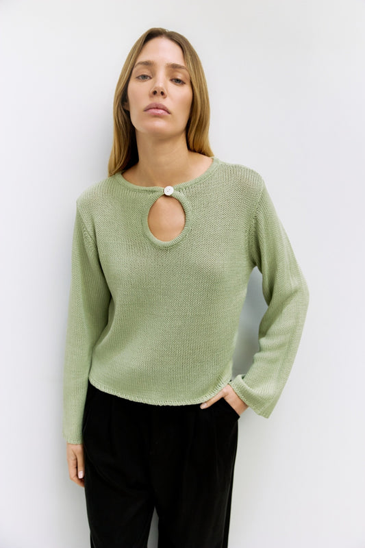 The Tala Sweater | Sage