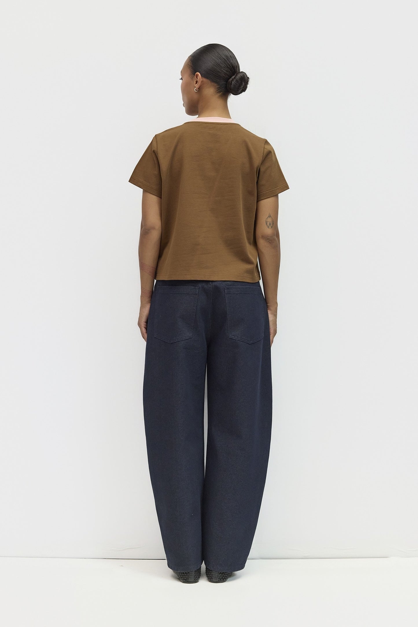 The Chloe Top | Brown-Pink