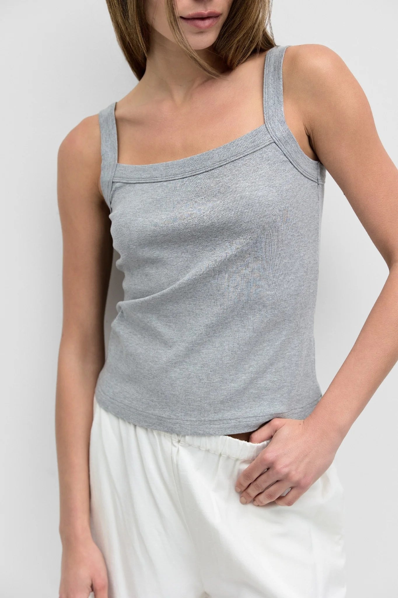 The Shay Tank Top|Grey